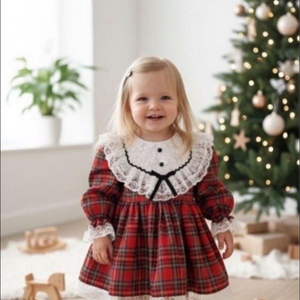 Togy Yılbaşı Kareli Elbise