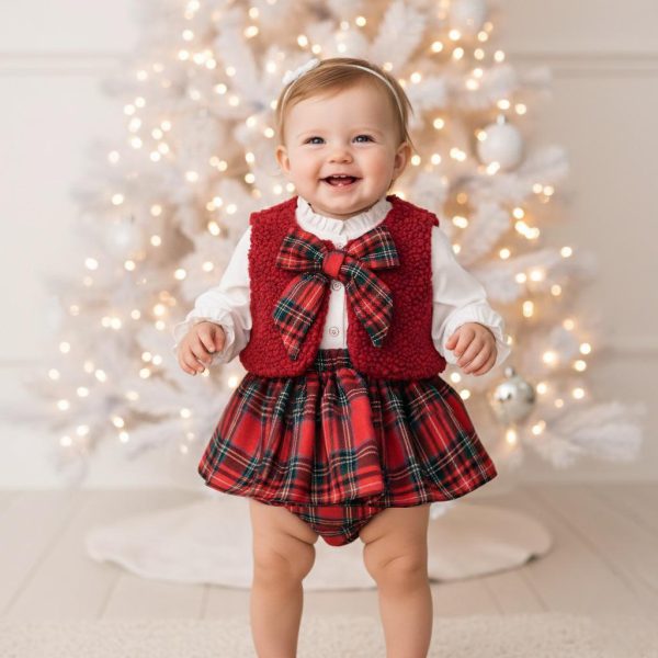 Cumino Yılbaşı Trilli Yelekli Kız