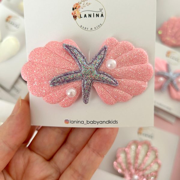 Pembe DenizKabuğu Toka