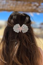 Gri Pembe Deniz Kabuğu Toka - Görsel 2