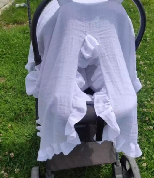 Puset Yatak Örtüsü Beyaz