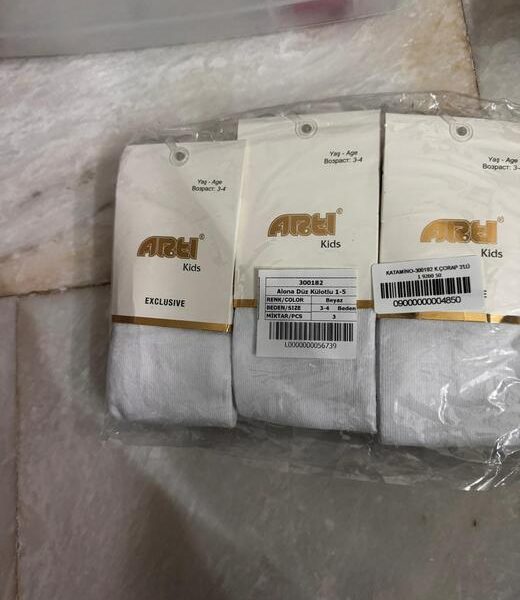 Külotlu Çorap Beyaz