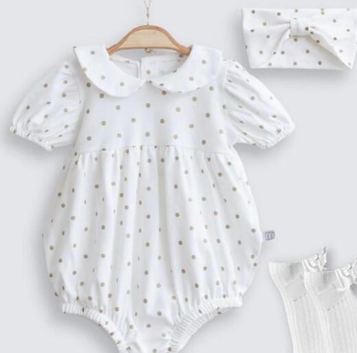 Miny Trendy Altın Noktalı Tulum