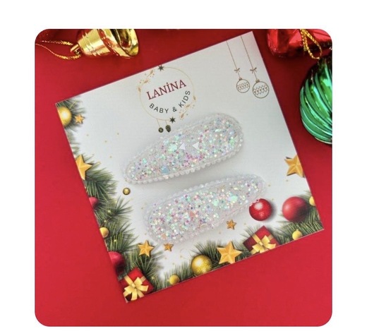 Glitter Beyaz Çıtçıt