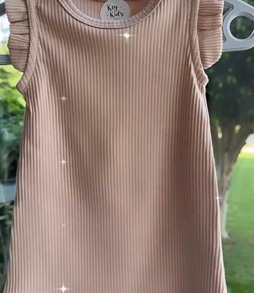 Kahve Jakarlı Fırfırlı Tulum