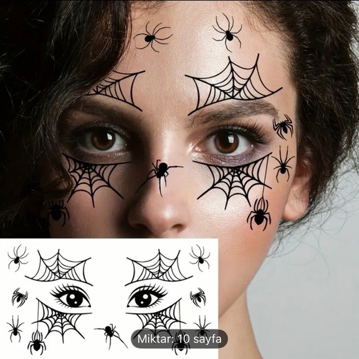 Halloween Yüz Dövmesi